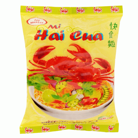 Instant Ramen Noodles Artificial Crab Flavor - Mì Hai Cua