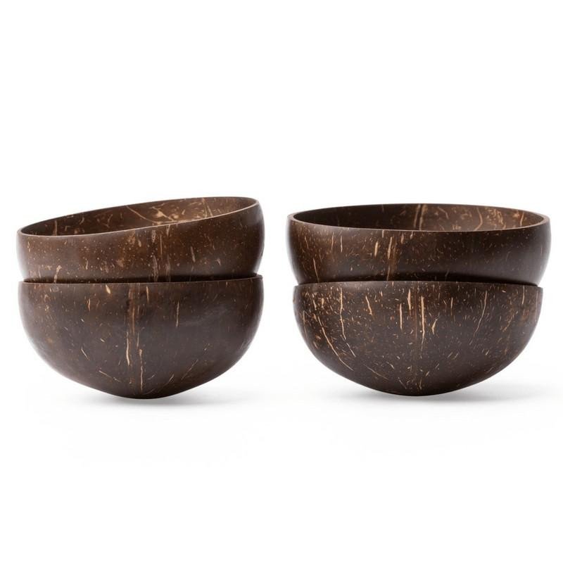 Raw Coconut Shell Bowl