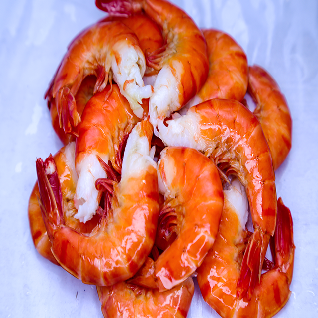 Black Tiger Shrimp Cooked Headless Shell On