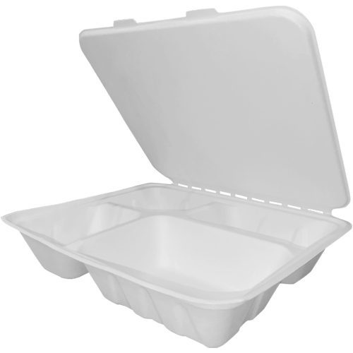 Box 4 Compartment Bagasse (40oz)