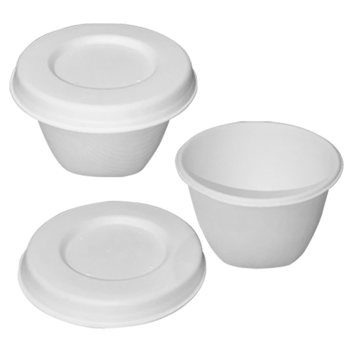bagasse jar (include lid) - 2oz